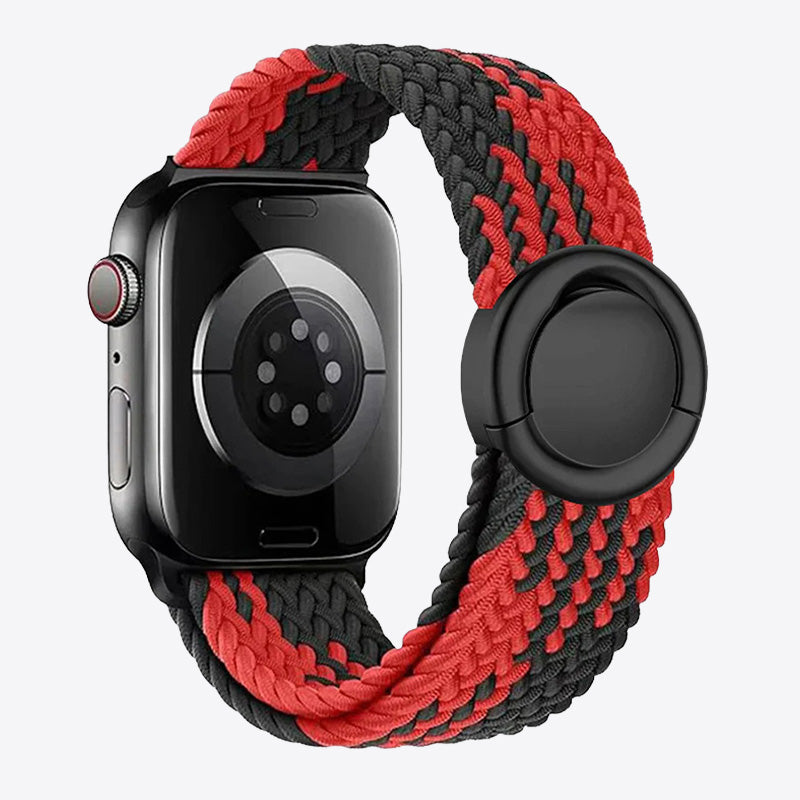 Braided Nylon Round Buckle Band for Apple Watch