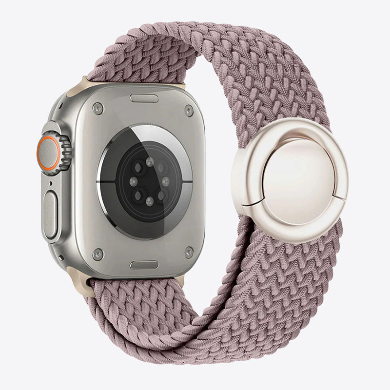 Braided Nylon Round Buckle Band for Apple Watch