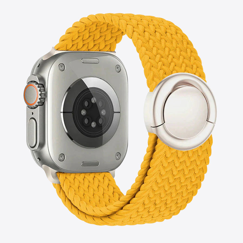 Braided Nylon Round Buckle Band for Apple Watch