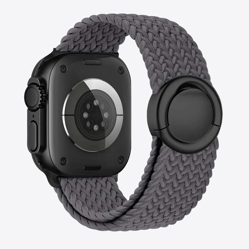 Braided Nylon Round Buckle Band for Apple Watch
