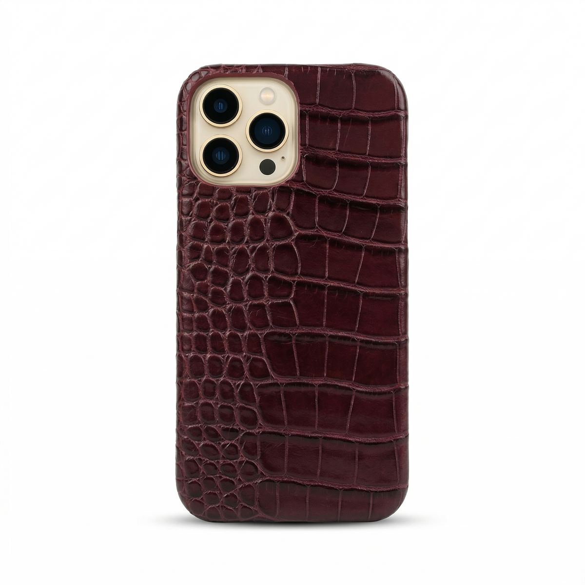 Crocodile Texture iPhone Case Slim Stylish Protective Cover