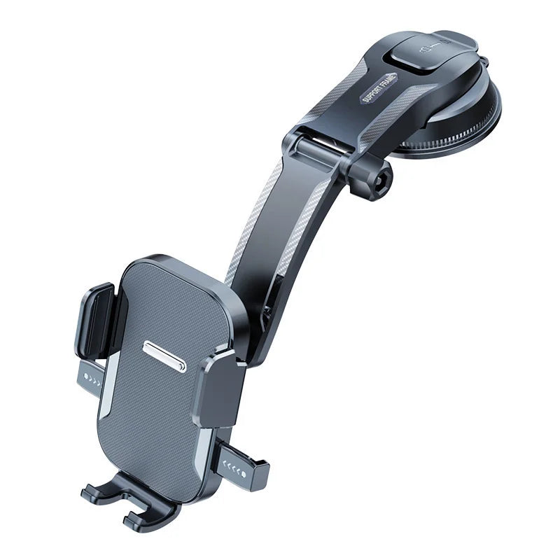 Dashboard Phone Mount Auto Lock Clamp with Suction Base