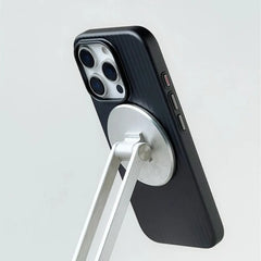 Metallic Stripe iPhone Case Slim Matte Grip Protective Cover