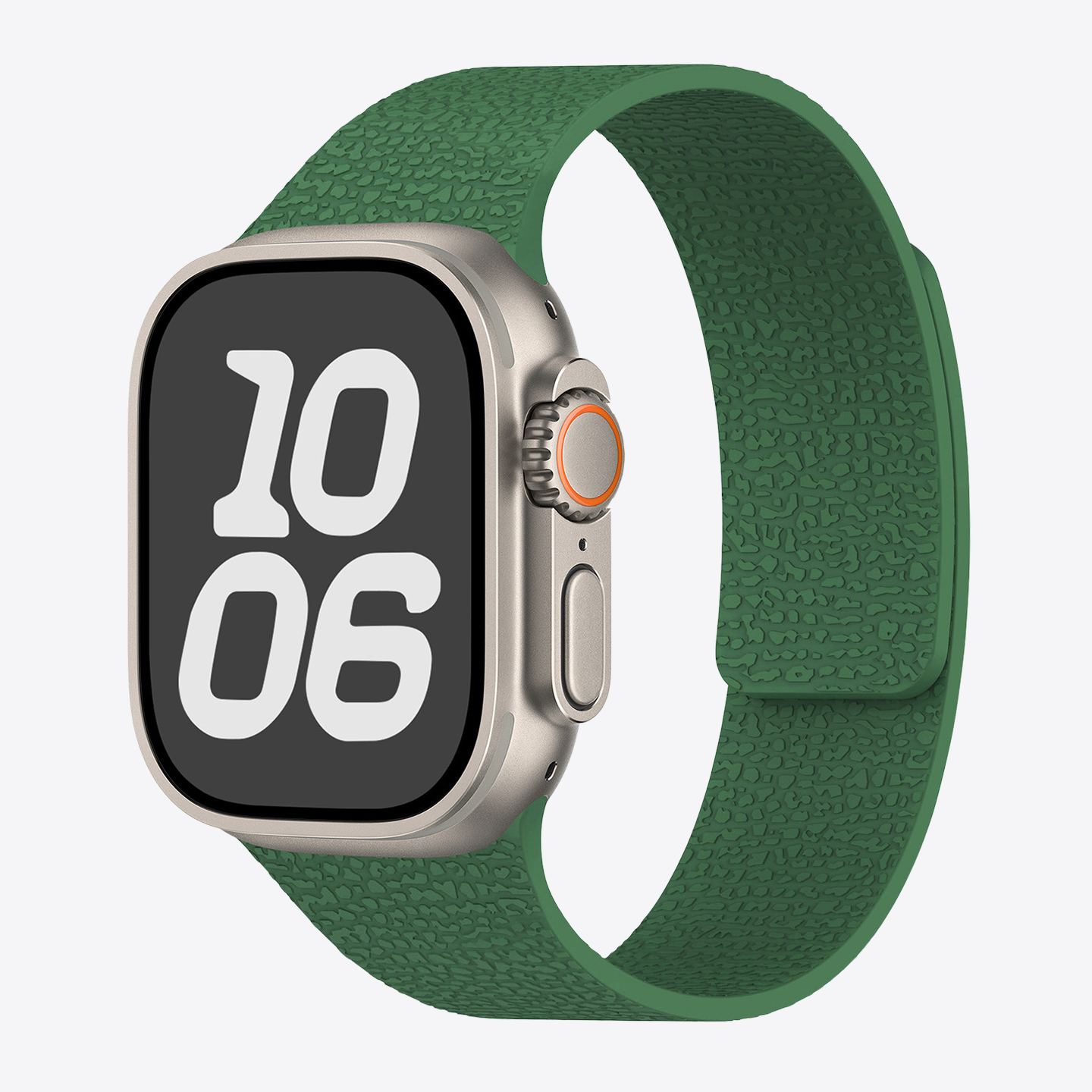 Lychee Texture Magnetic Silicone Band