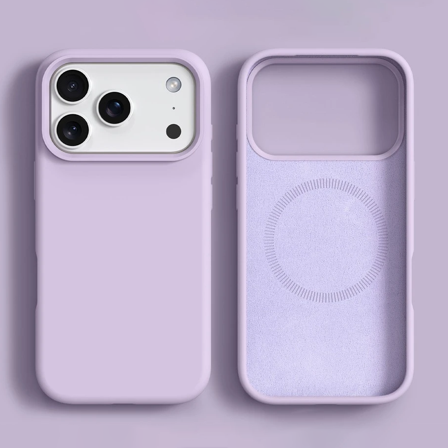Liquid Silicone iPhone Case Magnetic Soft Touch Slim Matte Cover