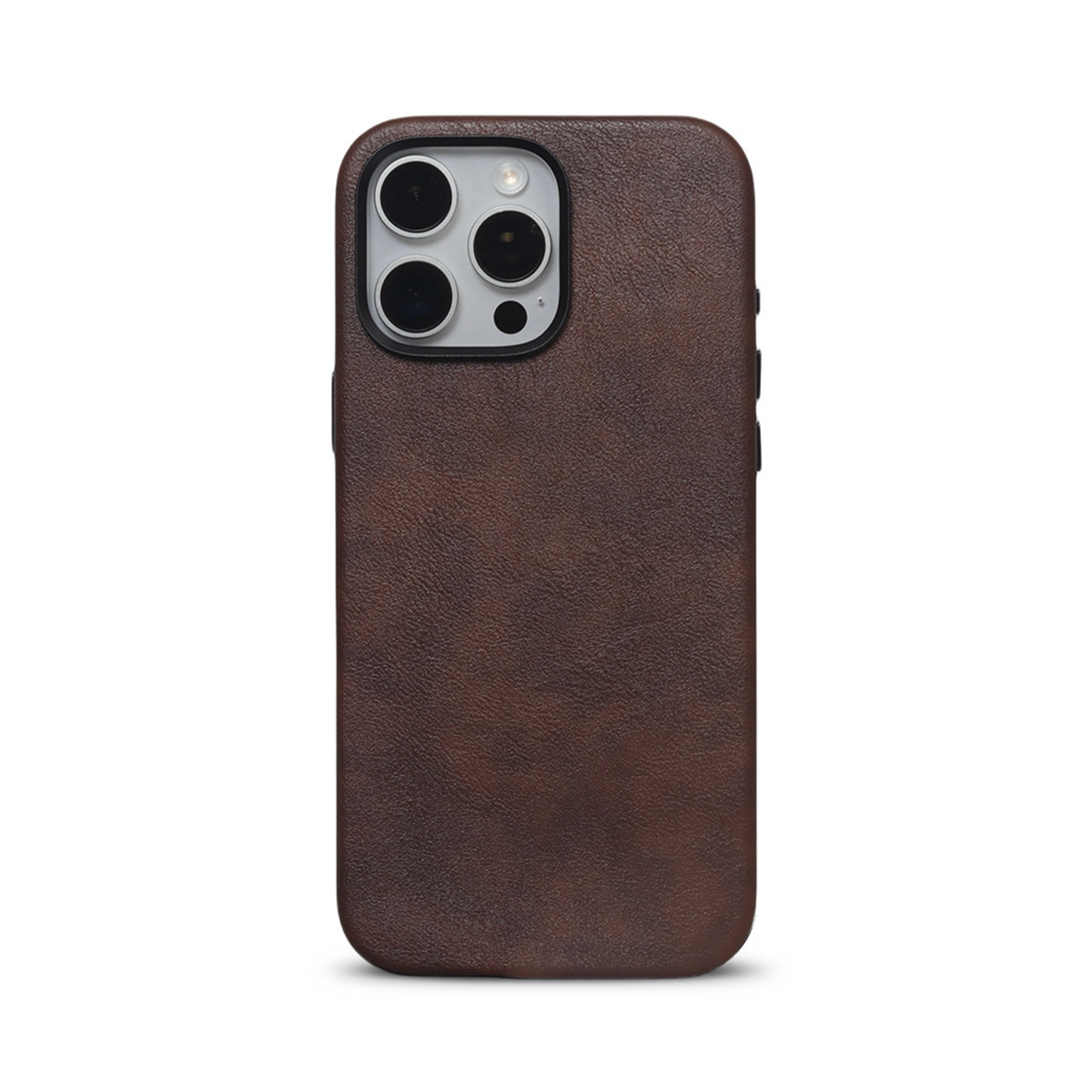 Retro Crazy Horse Leather MagSafe Phone Case for iPhone