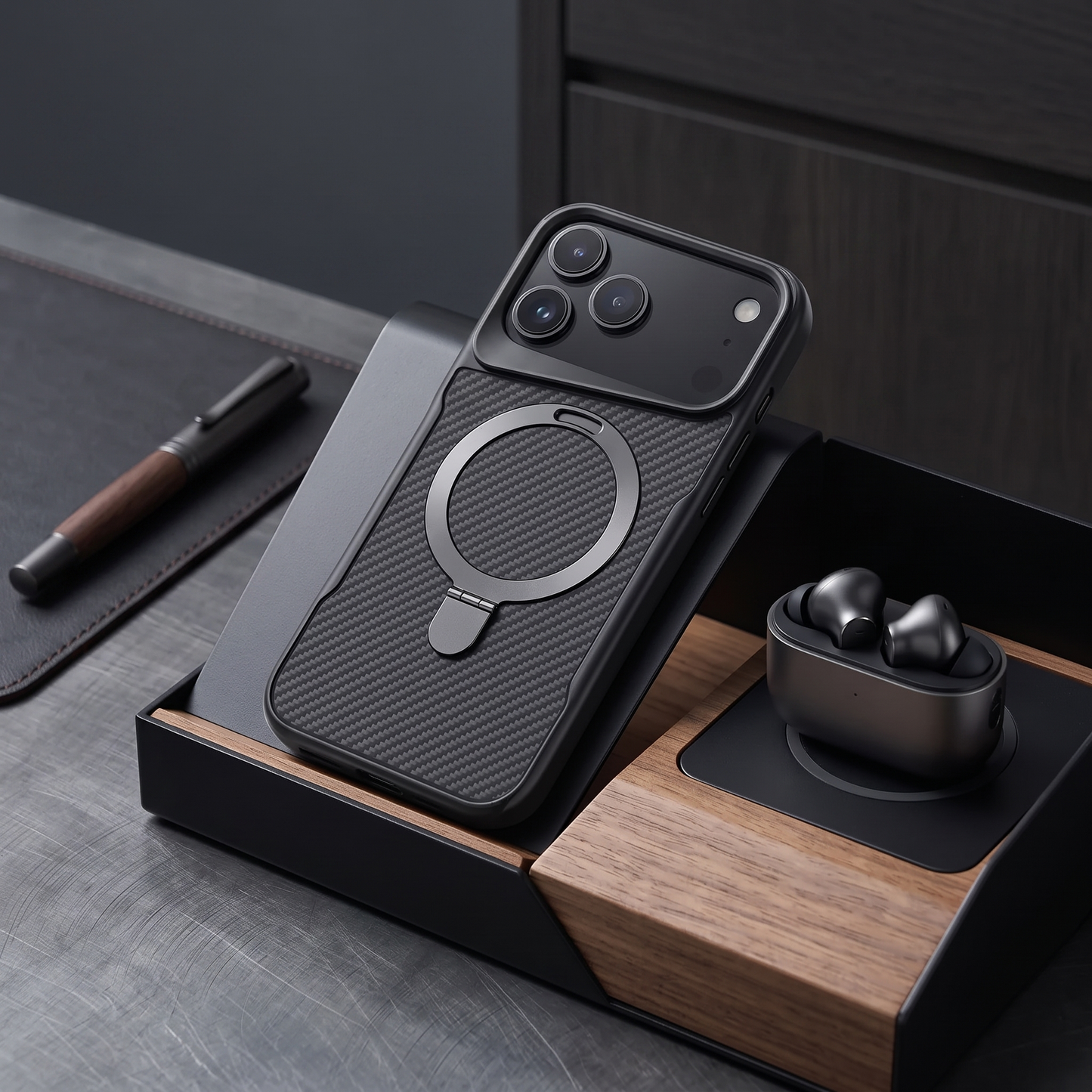 MagSafe Carbon Fiber Armor Case
