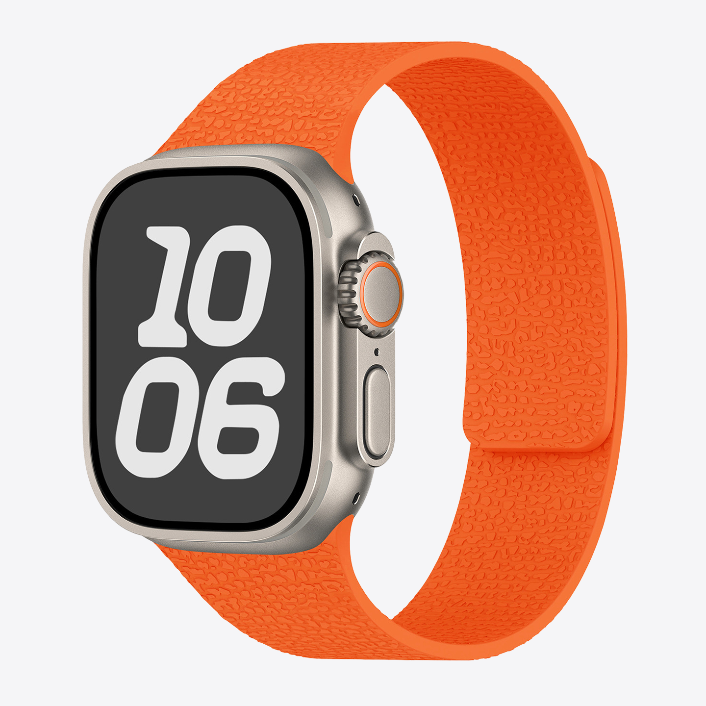 Lychee Texture Magnetic Silicone Band