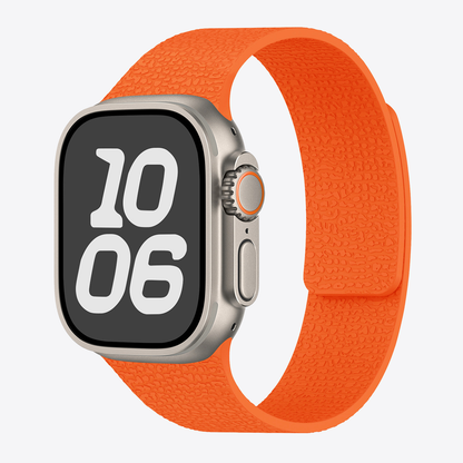 Lychee Texture Magnetic Silicone Band