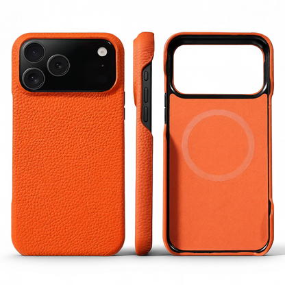 Cowhide Leather MagSafe Case for iPhone