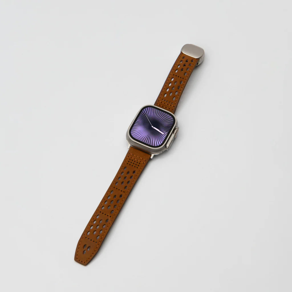 Perforated Leather Magnetic Band for Apple Watch