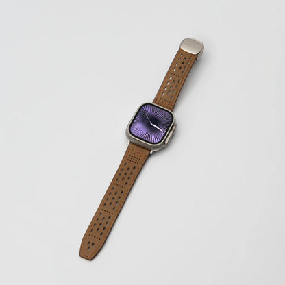 Perforated Leather Magnetic Band for Apple Watch