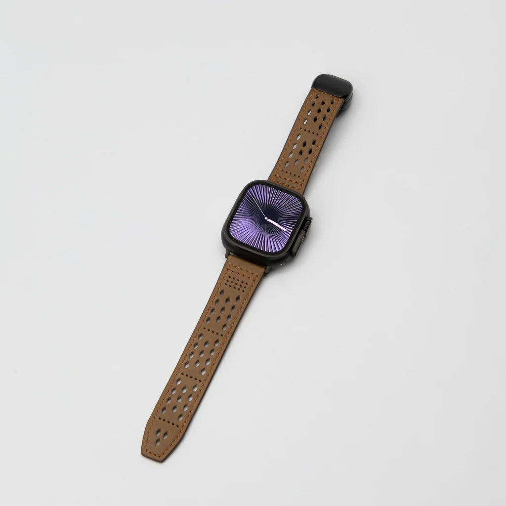 Perforated Leather Magnetic Band for Apple Watch