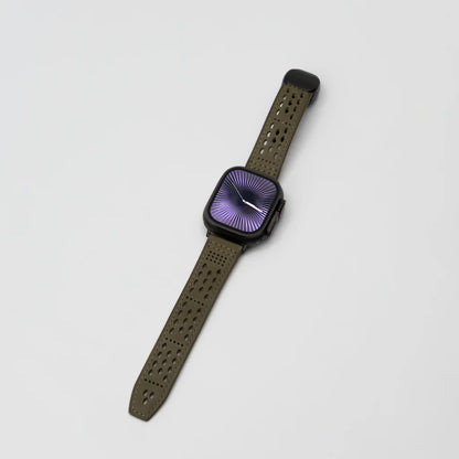 Perforated Leather Magnetic Band for Apple Watch