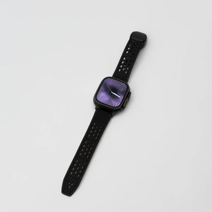 Perforated Leather Magnetic Band for Apple Watch