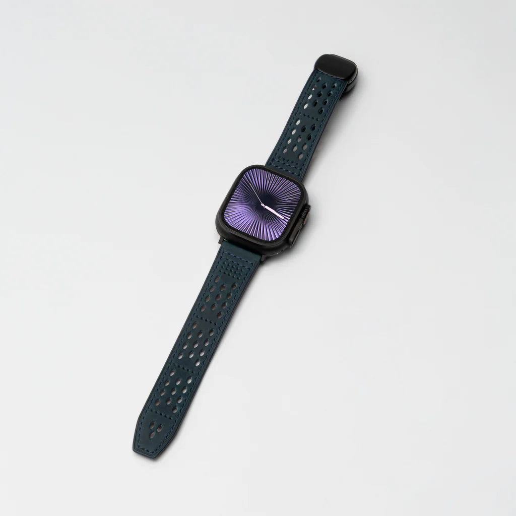 Perforated Leather Magnetic Band for Apple Watch