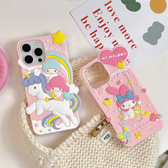 Twin Stars Silicone Phone Case