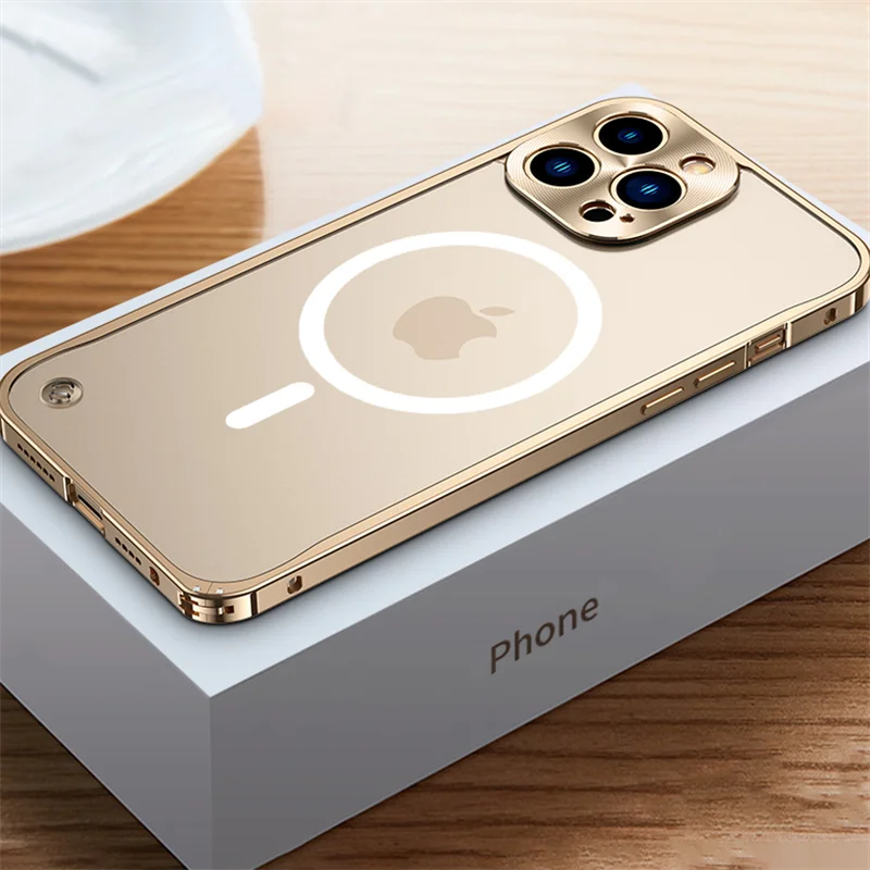 Aluminum Magnetic Case for iPhone