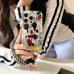 Mickey Mouse Strap Phone Case for iPhone