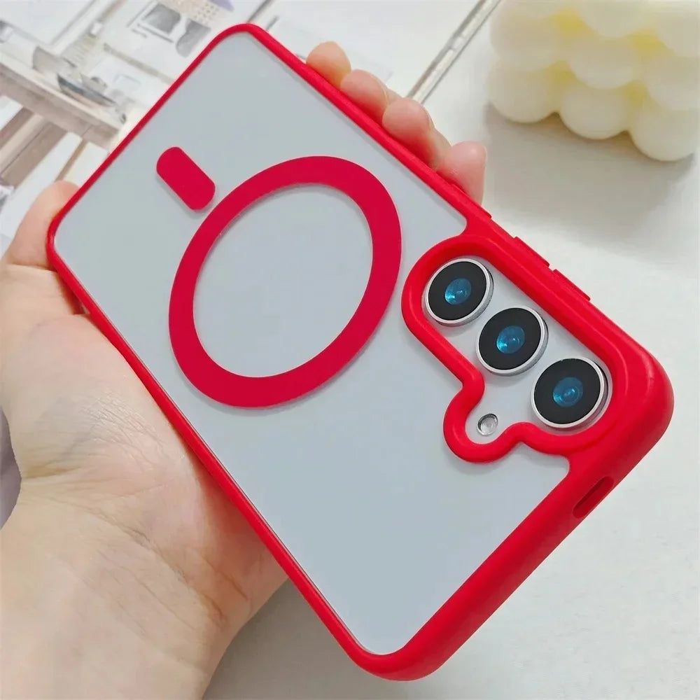 Frosted MagSafe Case for Samsung