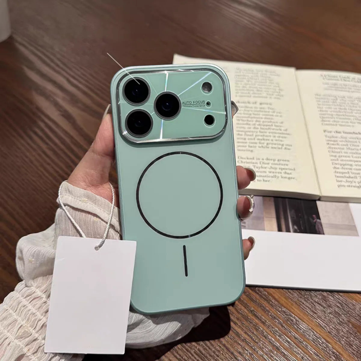 Magnetic Plating Camera Protect Phone Case