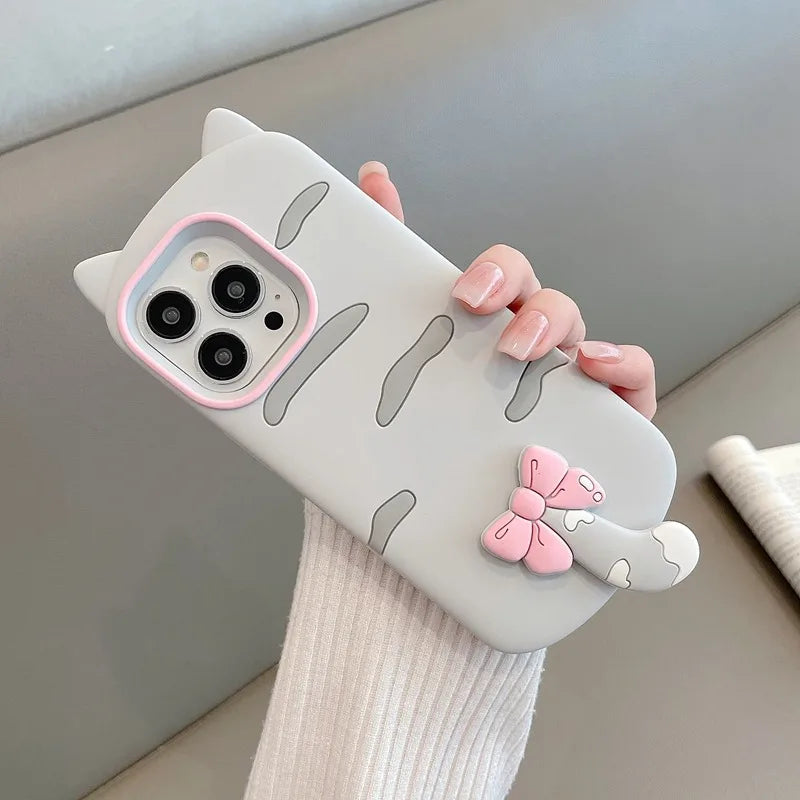 Cat Soft Silicone Phone Case