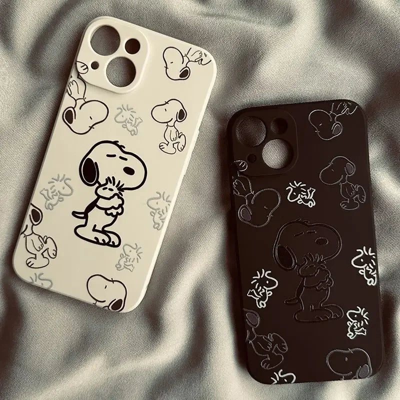 Snoopy Puppy Cartoon Phone Case for iPhone