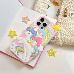 Twin Stars Silicone Phone Case