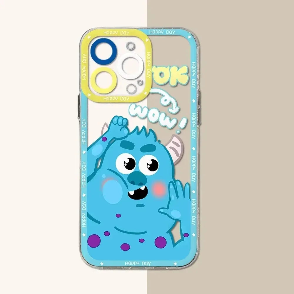 Monsters University Clear Phone Case