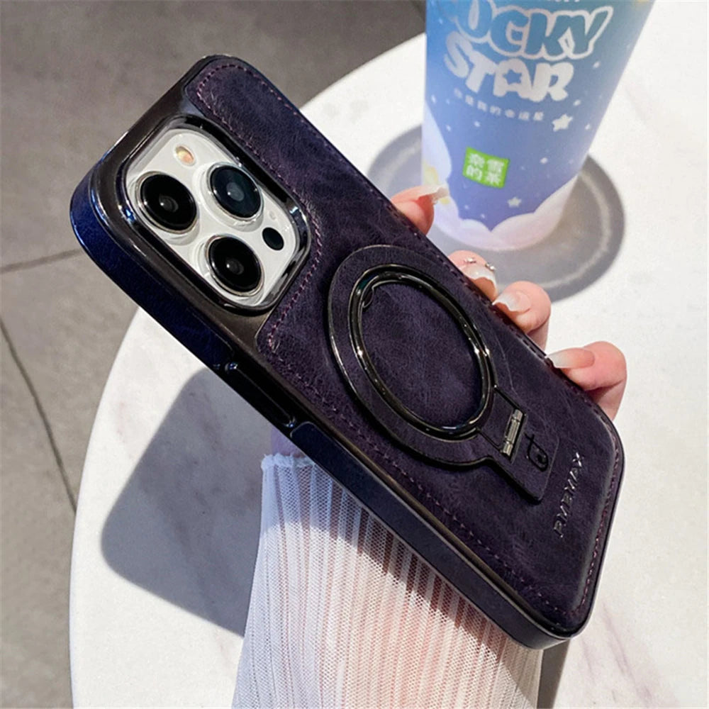 Lambskin Leather MagSafe Case
