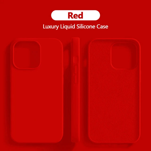 Liquid Silicone Shockproof Case for iPhone