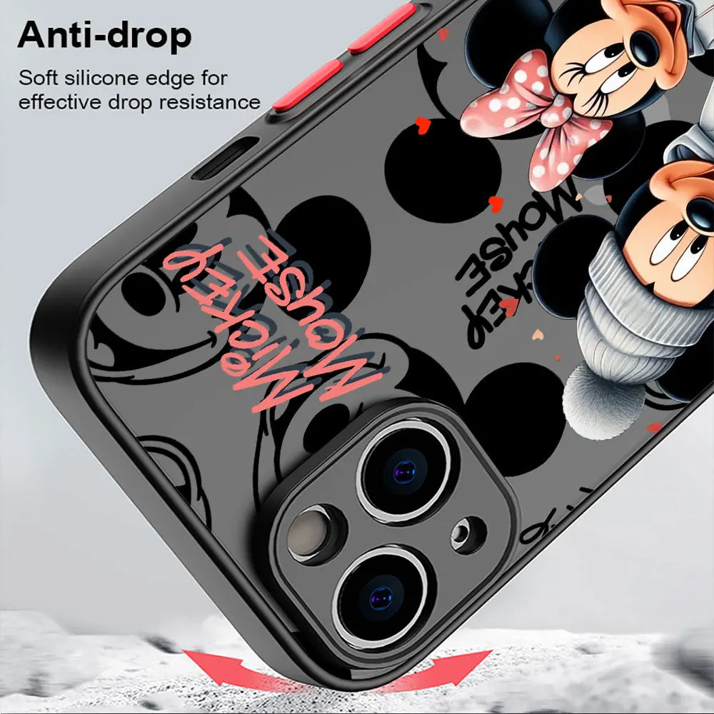 Disney Mickey & Minnie Matte iPhone Case