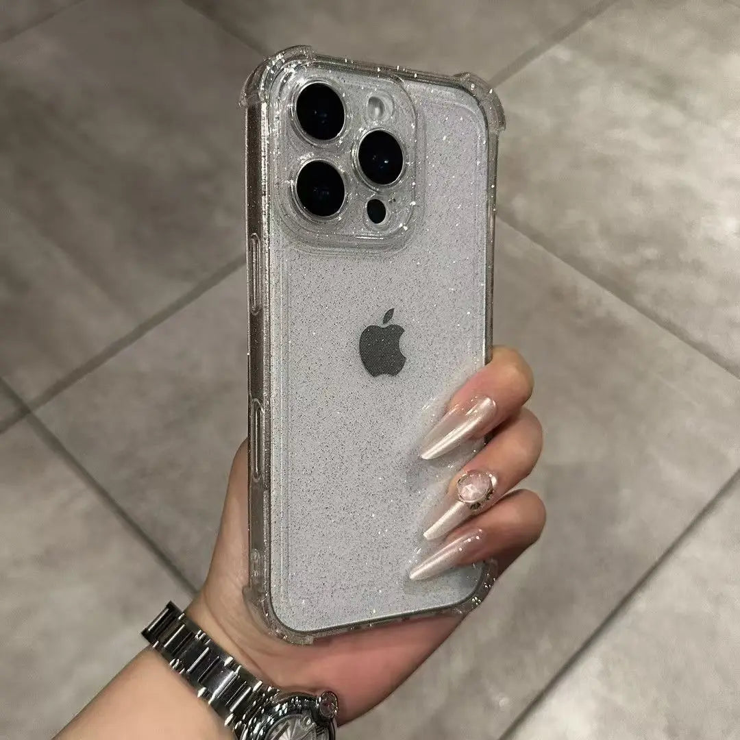 Glitter Bling Clear Phone Case