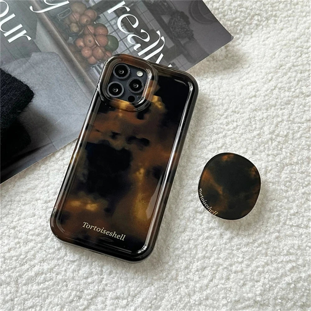 Amber Tortoiseshell Holder Phone Case