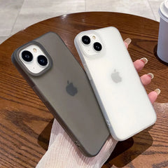 Soft Matte Transparent Silicone Case