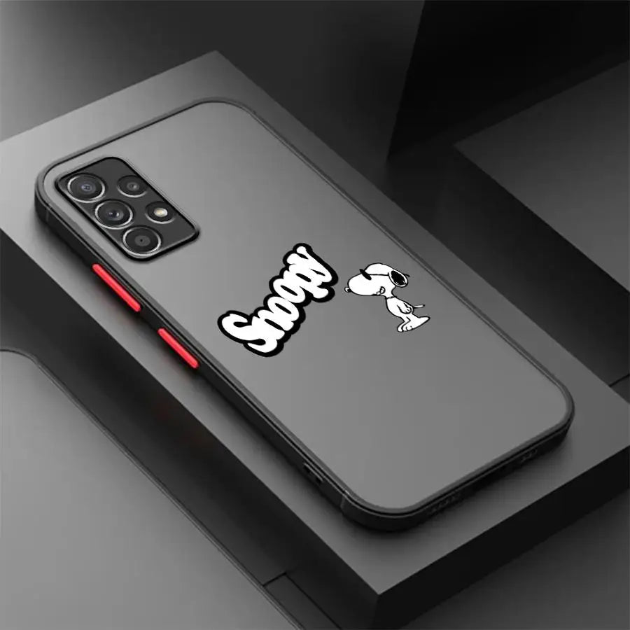 Snoopy Astronaut Cartoon Case for Samsung Galaxy