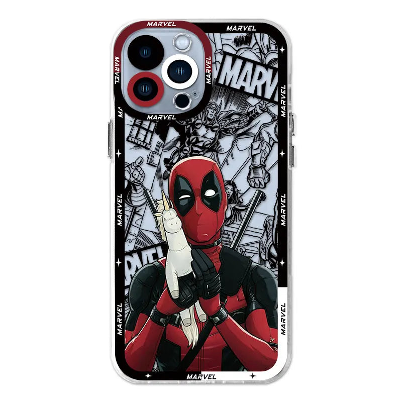 Marvel Deadpool Clear Bumper iPhone Case