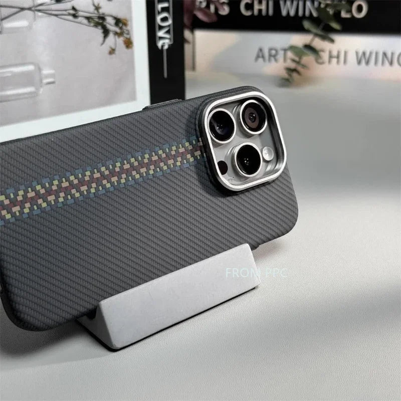 Carbon Fiber MagSafe Phone Case for iPhone