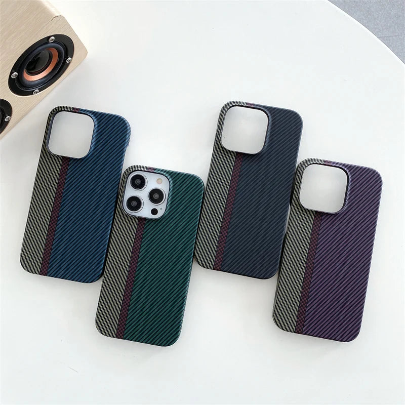 Carbon Fiber Frameless Shockproof Case