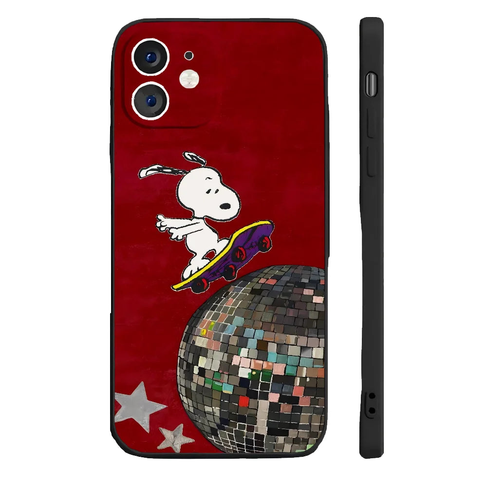 Anime Snoopy Soft Silicone Phone Case
