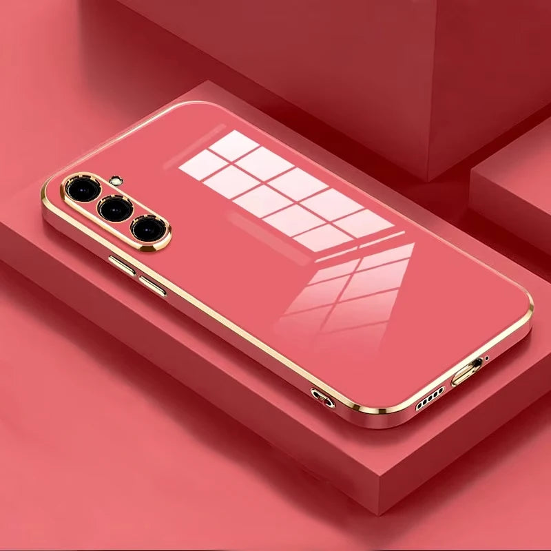 Luxury Plating Silicone Case for Samsung Galaxy
