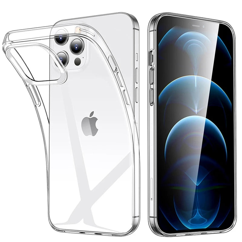 Clear Shockproof Case For iPhone