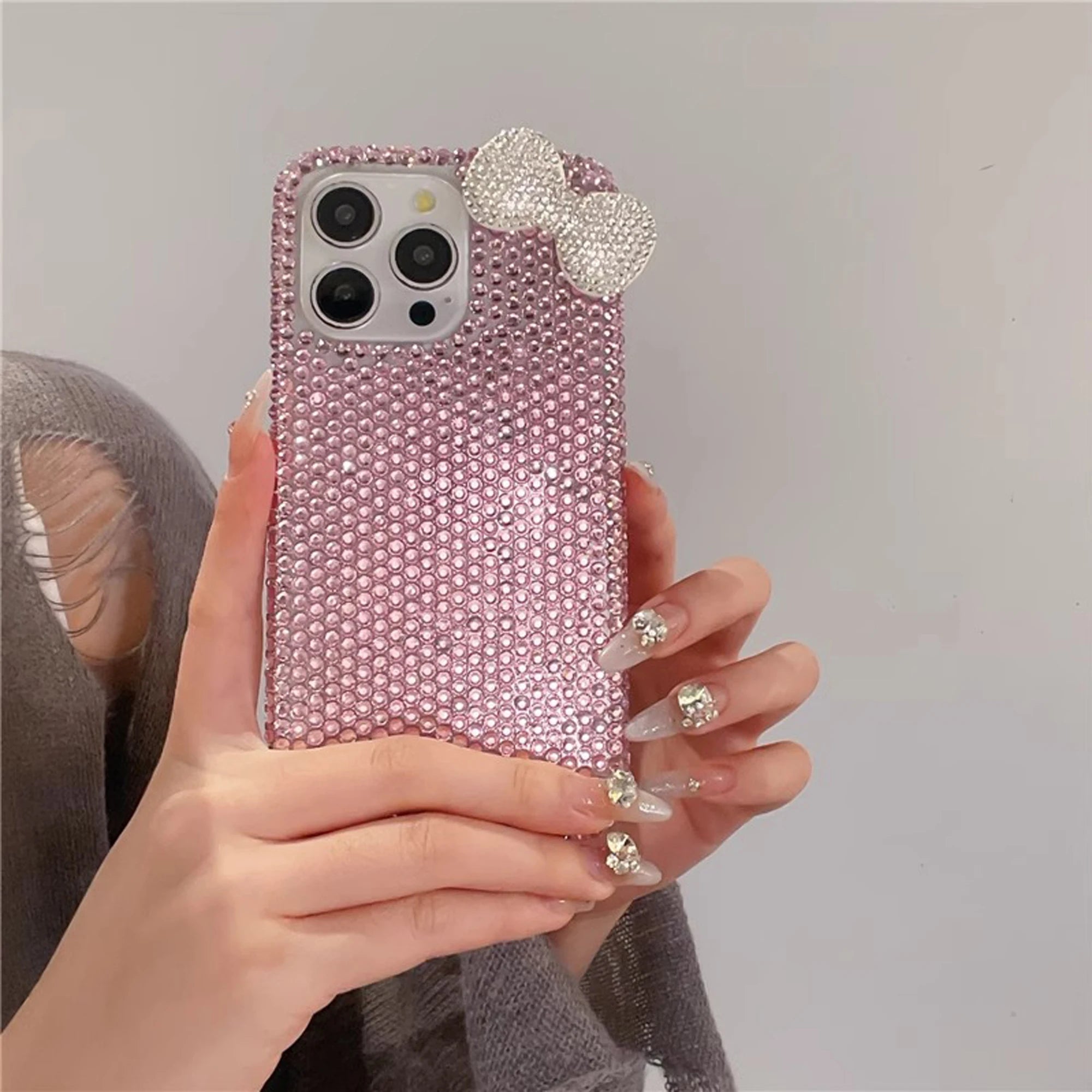 Diamond Bow Case for iPhone