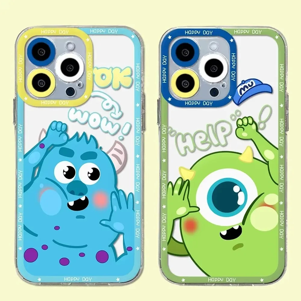 Monsters University Clear Phone Case