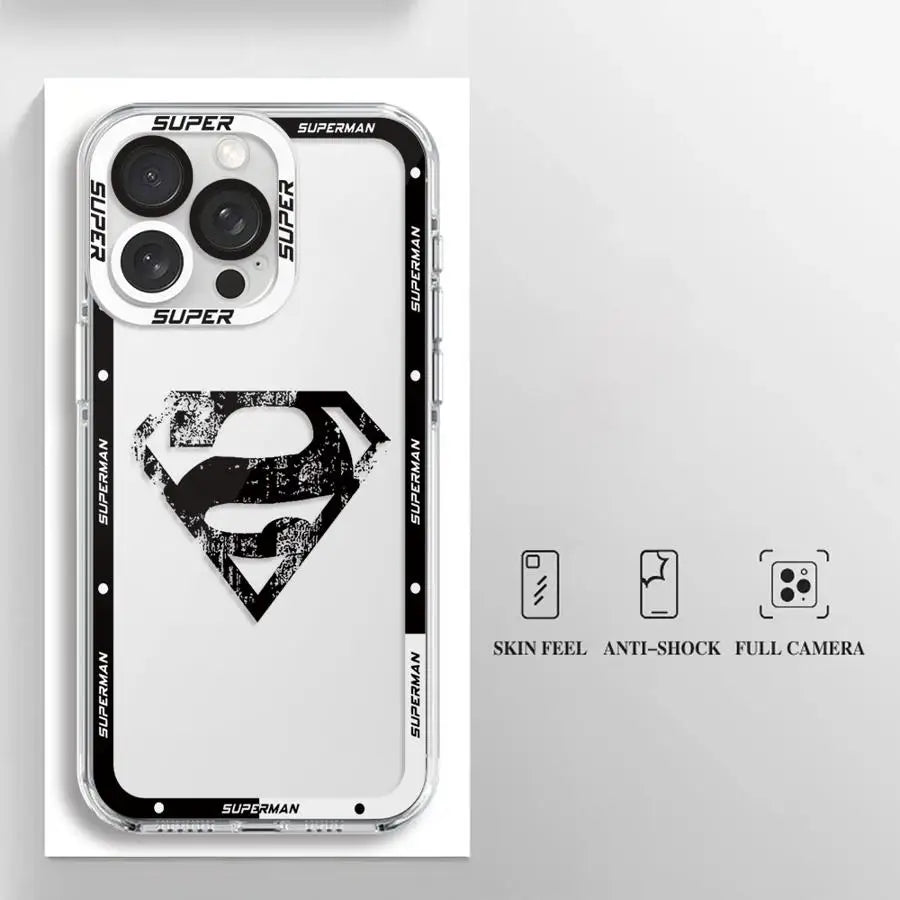 Superhero Cartoon Silicone Phone Case