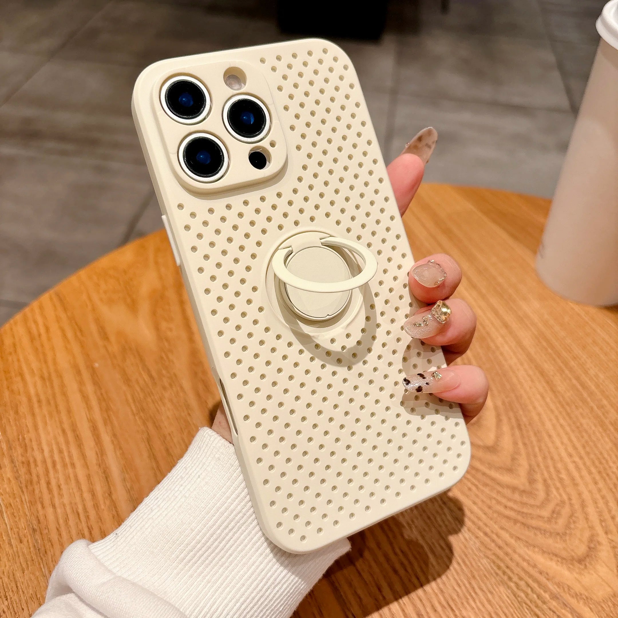 Heat Dissipation Ring Holder Phone Case