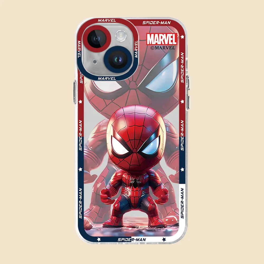Marvel Iron Man & Spider-Man Phone Case for iPhone