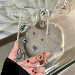 Glossy Diamond Glitter Epoxy Case