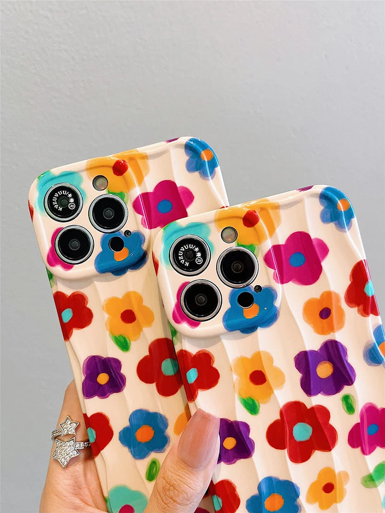 Summer Garden Floral Oil Painting Phone Case