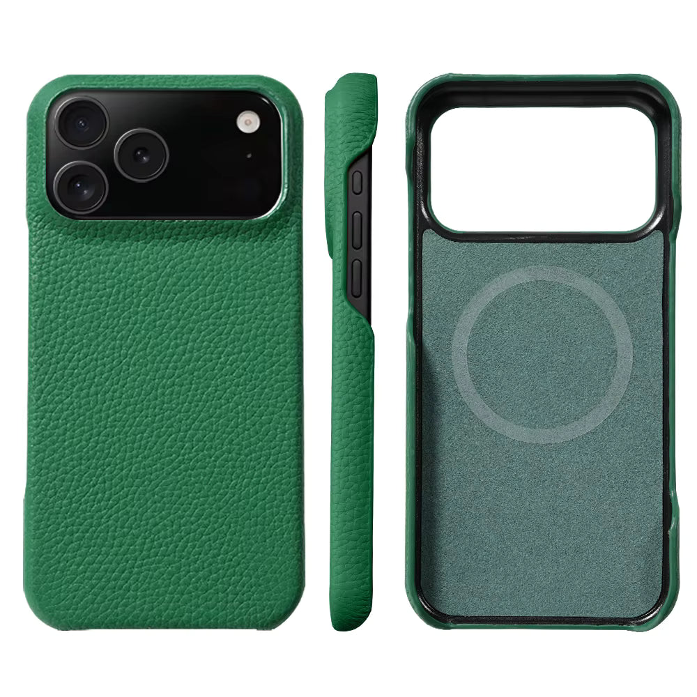 Cowhide Leather MagSafe Case for iPhone
